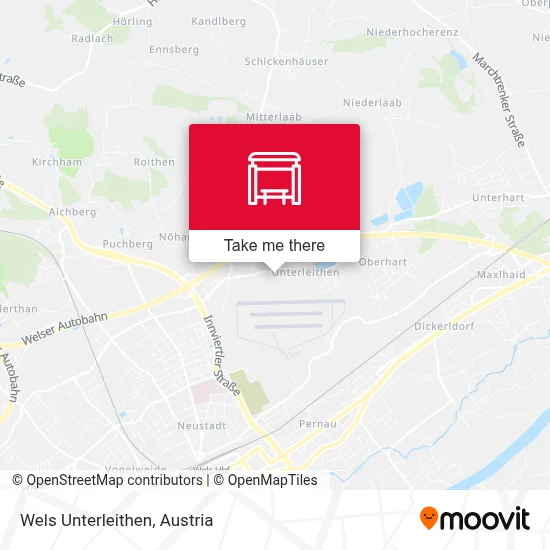 Wels Unterleithen map
