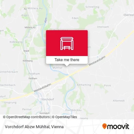 Vorchdorf Abzw Mühltal map