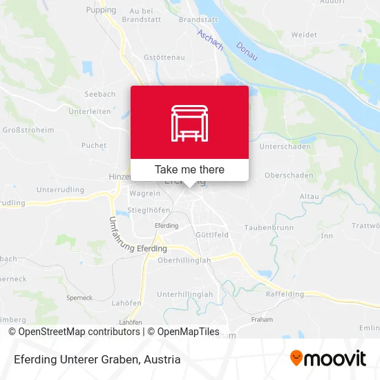 Eferding Unterer Graben map