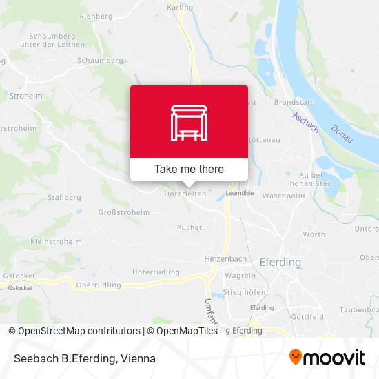 Seebach B.Eferding map