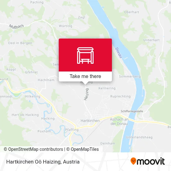 Hartkirchen Oö Haizing map