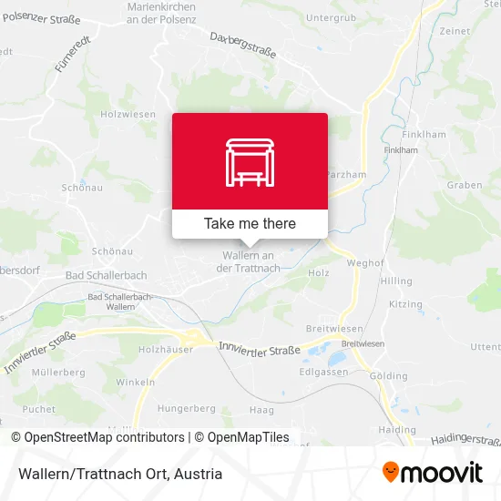 Wallern/Trattnach Ort map