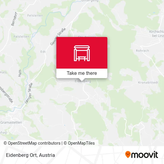 Eidenberg Ort map