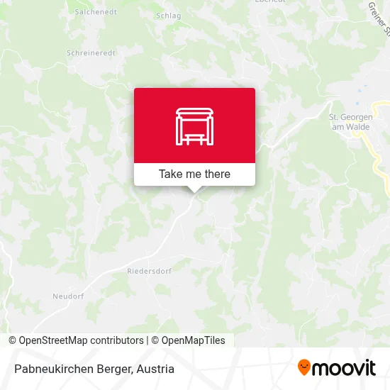 Pabneukirchen Berger map