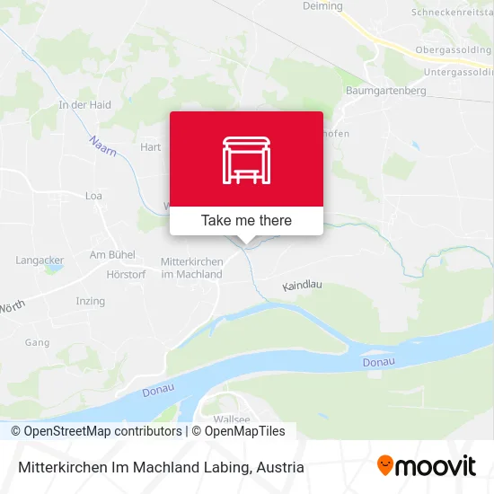 Mitterkirchen Im Machland Labing map