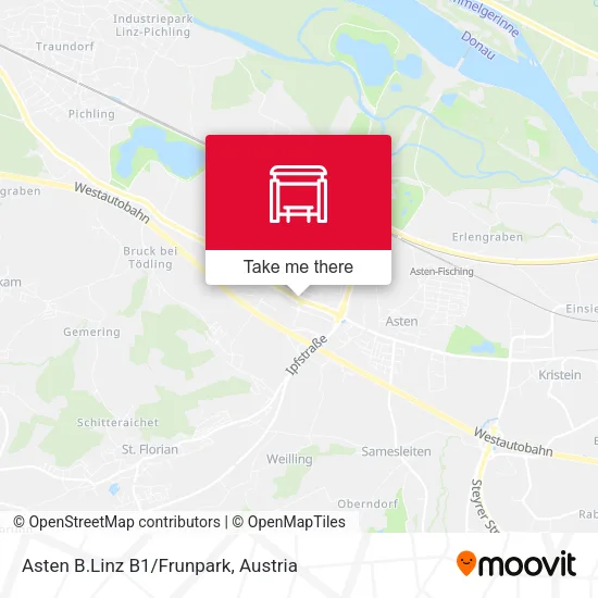 Asten B.Linz B1/Frunpark map