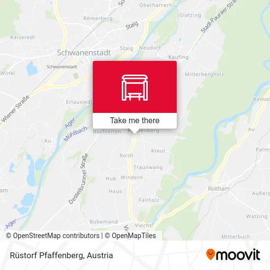 Rüstorf Pfaffenberg map