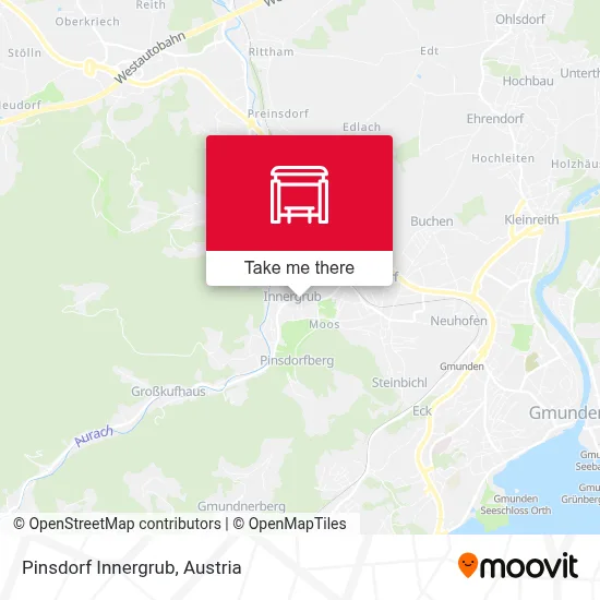 Pinsdorf Innergrub map