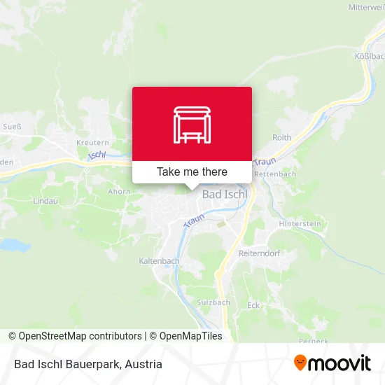 Bad Ischl Bauerpark map