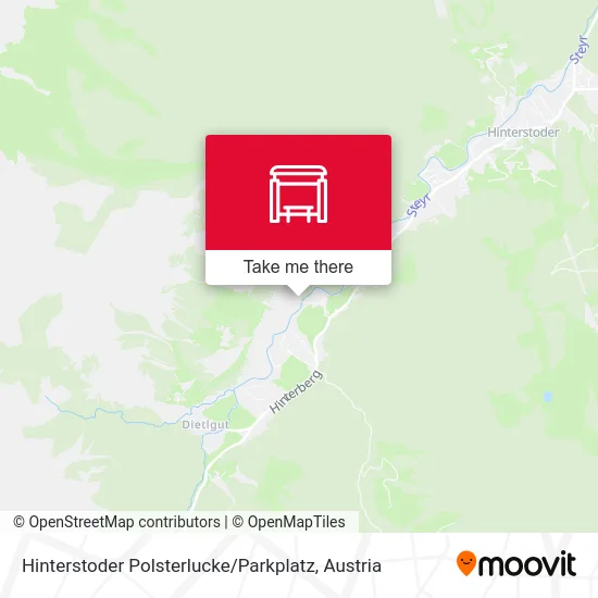 Hinterstoder Polsterlucke / Parkplatz map