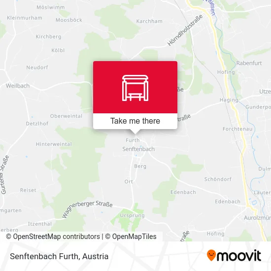 Senftenbach Furth map