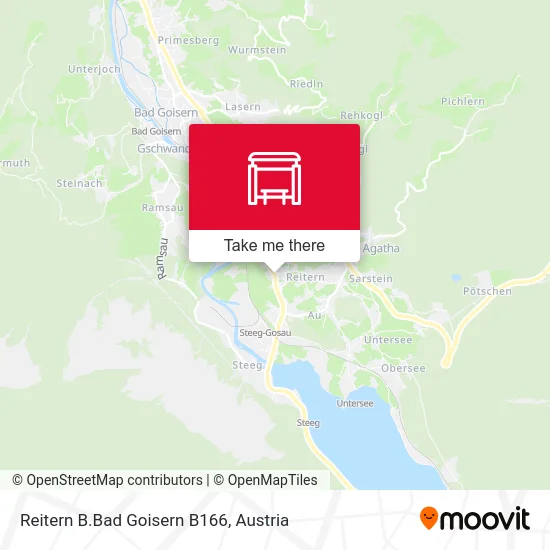 Reitern B.Bad Goisern B166 map
