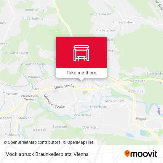 Vöcklabruck Braunkellerplatz map