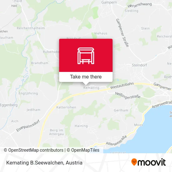 Kemating B.Seewalchen map