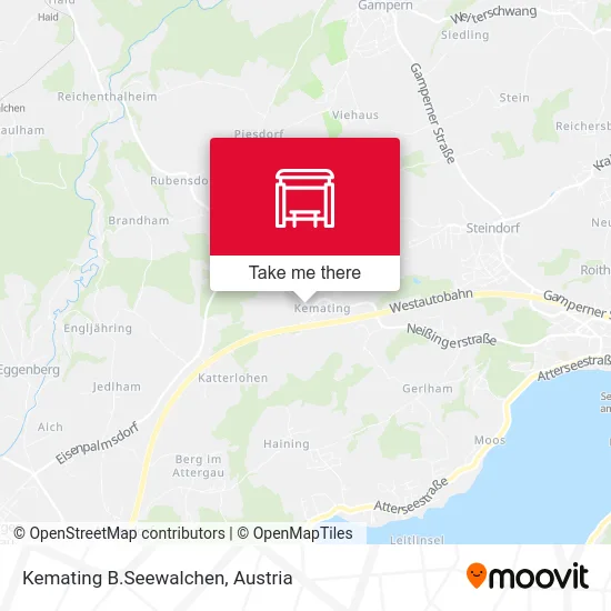 Kemating B.Seewalchen map