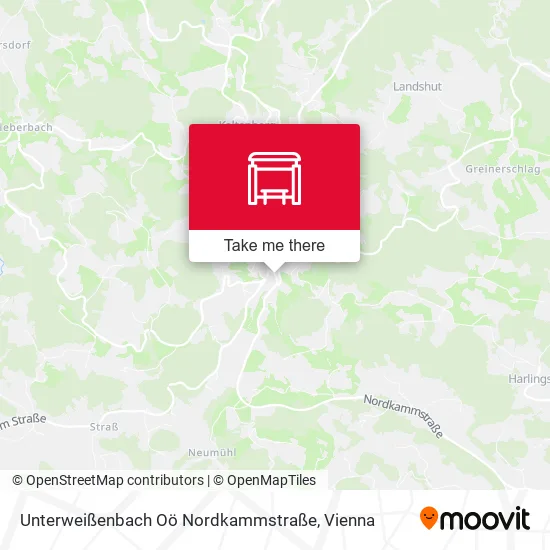 Unterweißenbach Oö Nordkammstraße map
