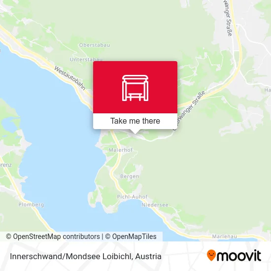 Innerschwand/Mondsee Loibichl map