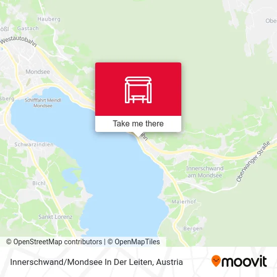 Innerschwand / Mondsee In Der Leiten map