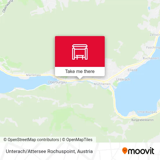 Unterach/Attersee Rochuspoint map