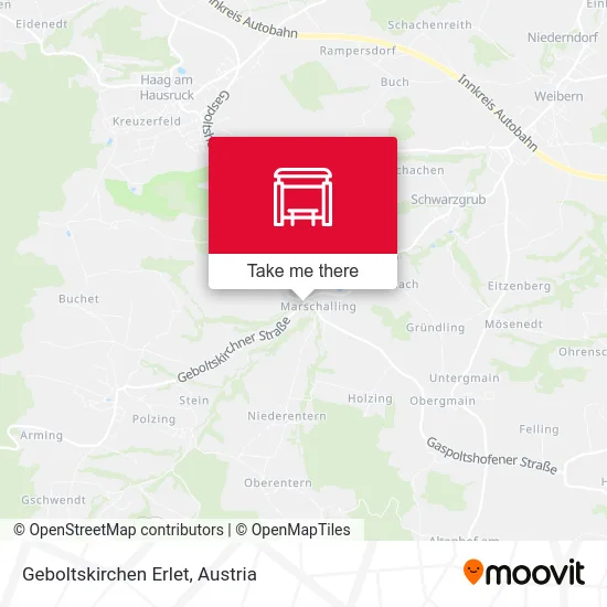 Geboltskirchen Erlet map