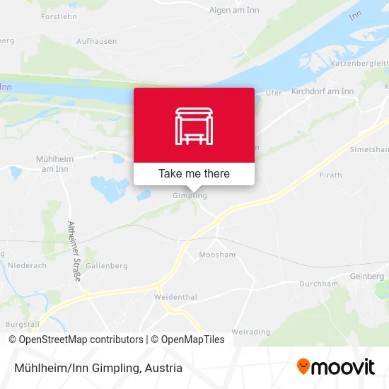 Mühlheim/Inn Gimpling map