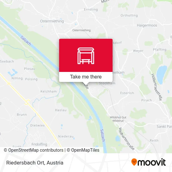 Riedersbach Ort map