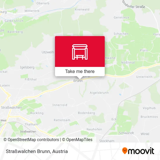 Straßwalchen Brunn map
