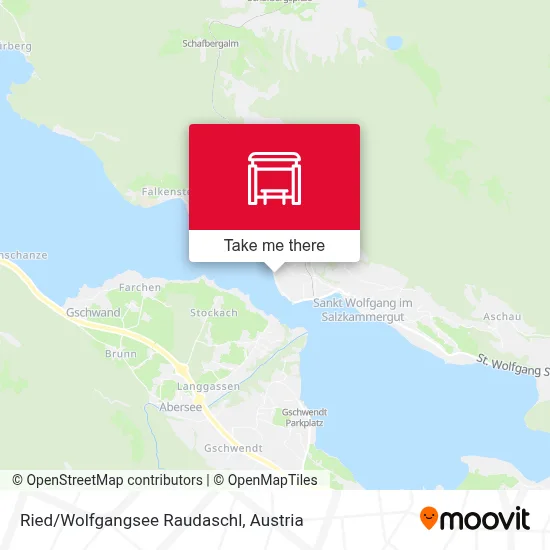 Ried/Wolfgangsee Raudaschl map