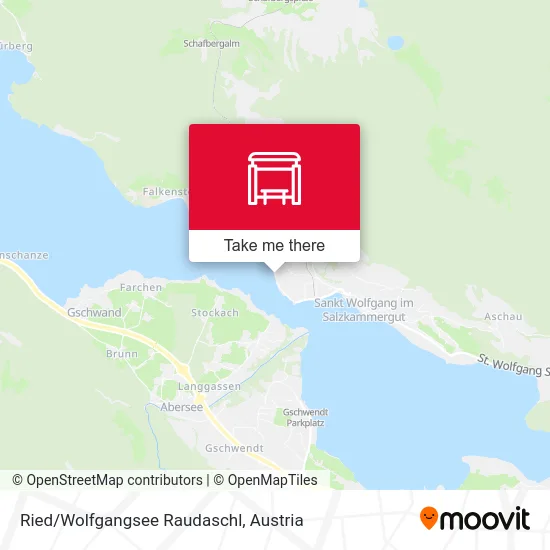 Ried/Wolfgangsee Raudaschl map