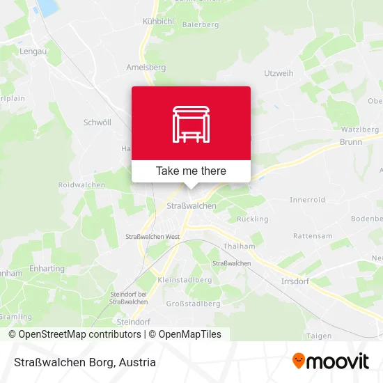 Straßwalchen Borg map