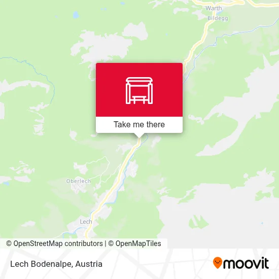 Lech Bodenalpe map