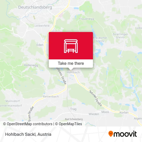 Hohlbach Sackl map