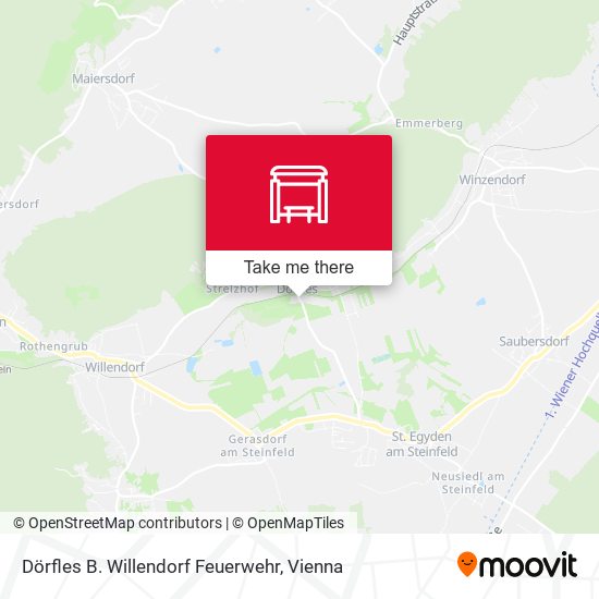 Dörfles B. Willendorf Feuerwehr map