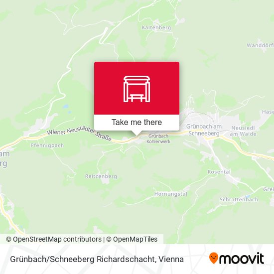 Grünbach / Schneeberg Richardschacht map