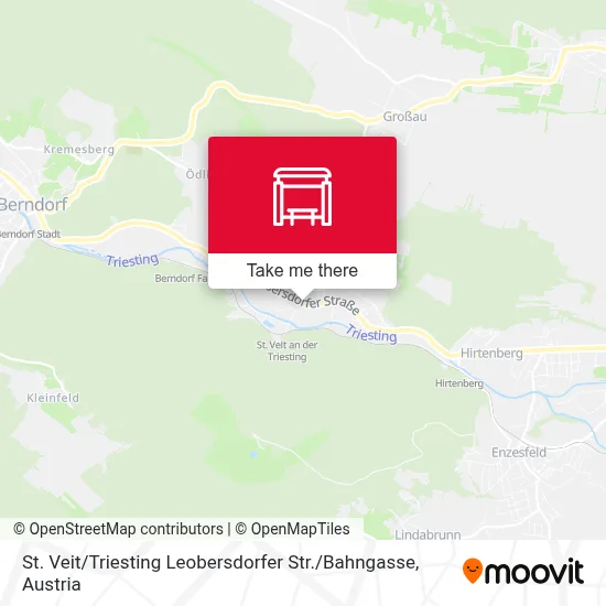 St. Veit / Triesting Leobersdorfer Str. / Bahngasse map