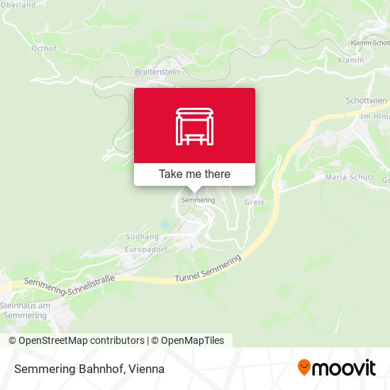 Semmering Bahnhof map