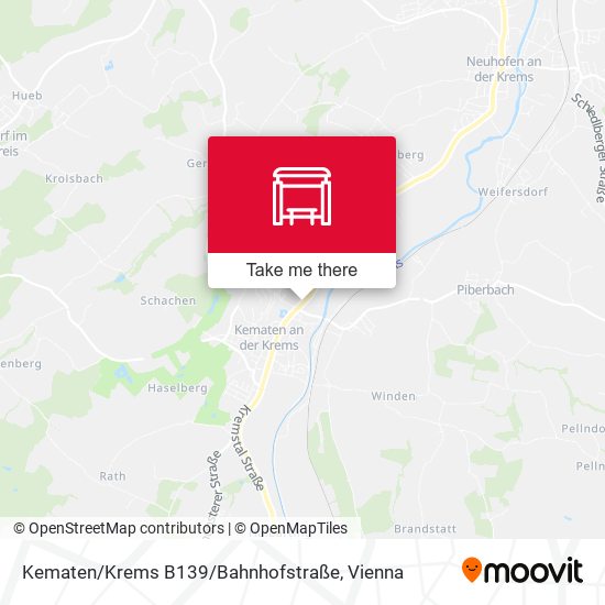 Kematen / Krems B139 / Bahnhofstraße map