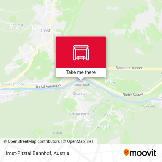 Imst-Pitztal Bahnhof map