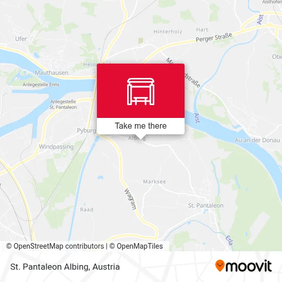 St. Pantaleon Albing map
