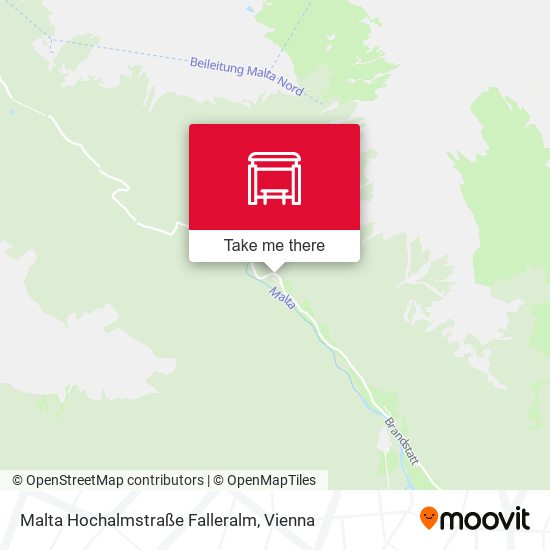 Malta Hochalmstraße Falleralm map