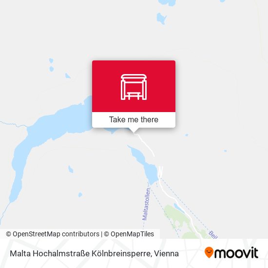 Malta Hochalmstraße Kölnbreinsperre map