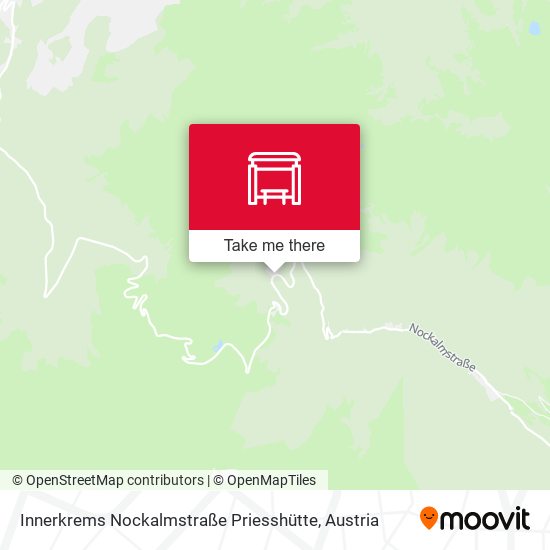 Innerkrems Nockalmstraße Priesshütte map