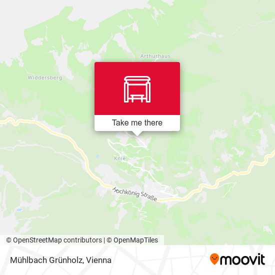 Mühlbach Grünholz map