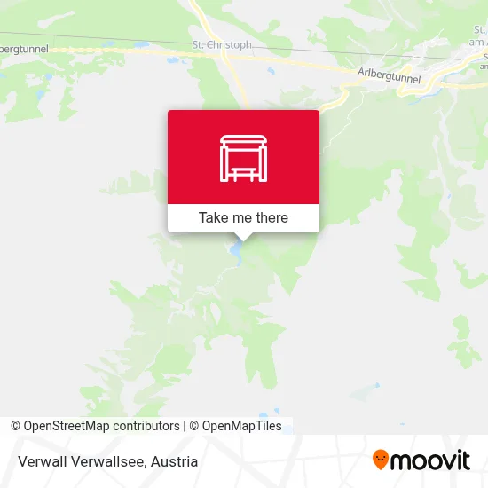 Verwall Verwallsee map