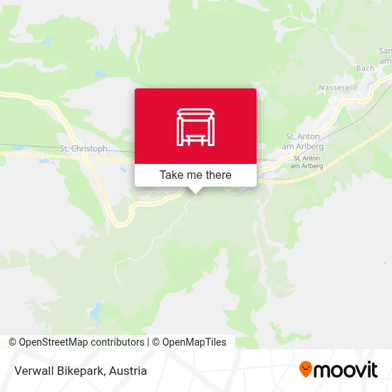 Verwall Bikepark map