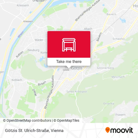 Götzis St. Ulrich-Straße map