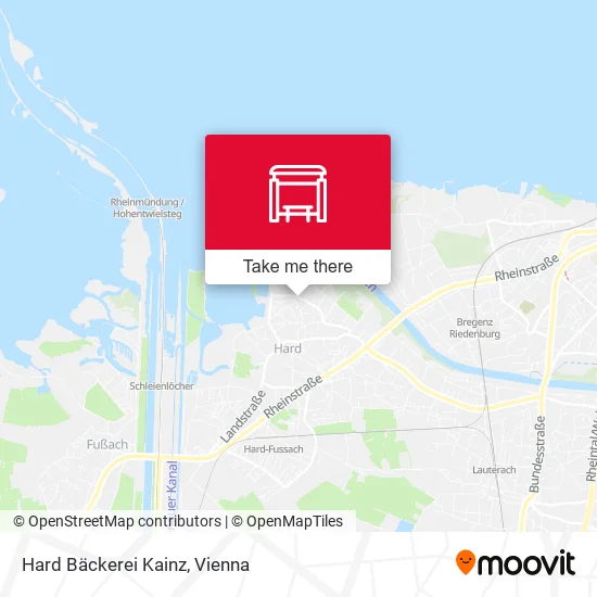 Hard Bäckerei Kainz map