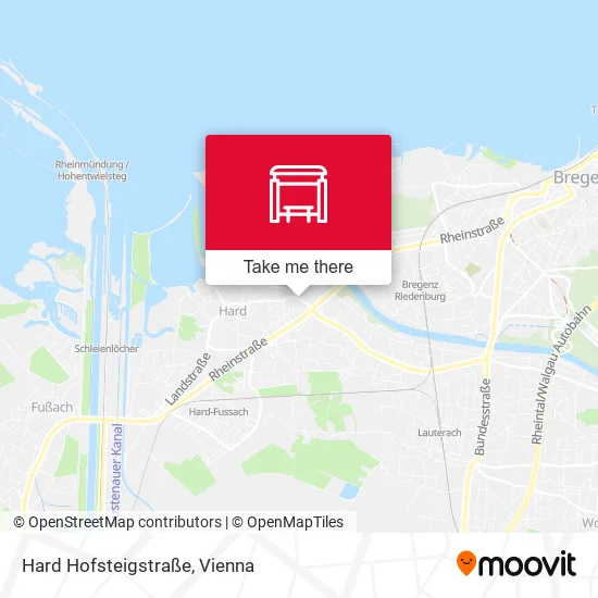 Hard Hofsteigstraße map