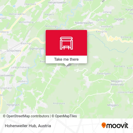 Hohenweiler Hub map