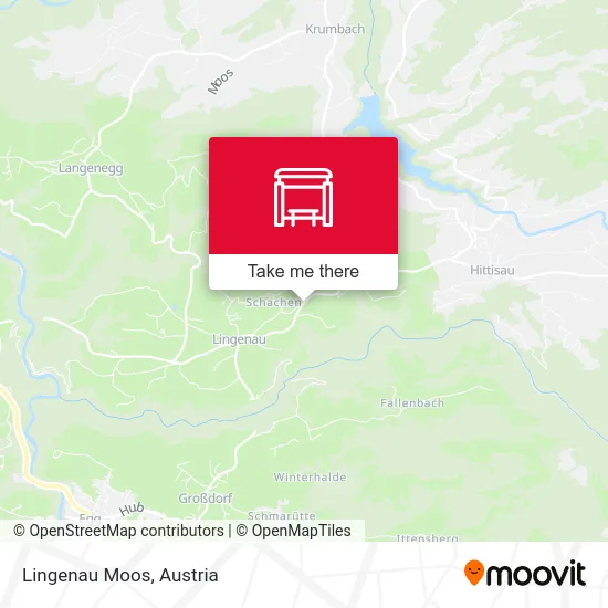 Lingenau Moos map